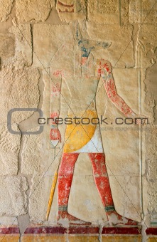 anubis - ancient egypt color image