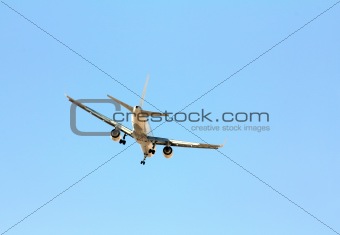 plane with landing gear