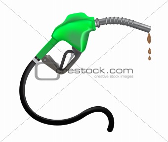 Gasoline nozzle vector illustration