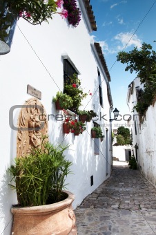 Spanish White Village Road