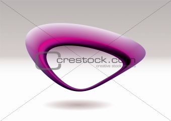 blob pebble purple