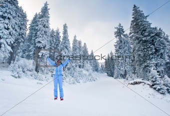 joy of skiing