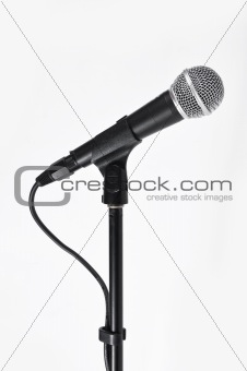 Microphone with a cord