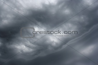 outlandish clouds before rain