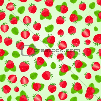 seamless strawberry pattern 