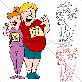 Couple Join Marathon to Lose Weight