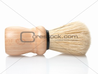 shaving brush isolated on white background