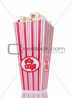 pop Corn isolated on white background