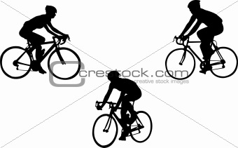 racing bicyclists