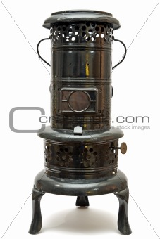 old kerosene burning space heater made In austria