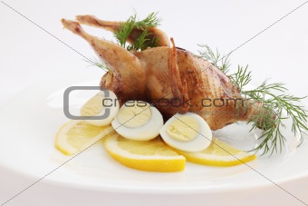 quail with the lemon
