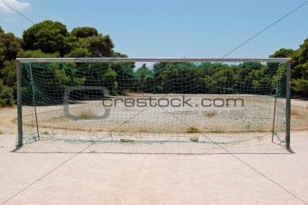 empty goalpost