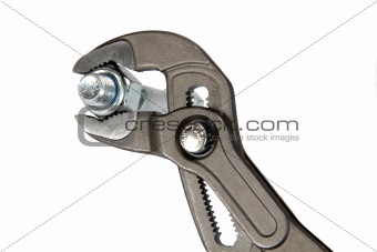 Manual locksmith tools, isolated on a white background