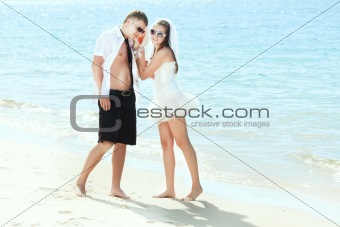 Wedding on the tropical beach