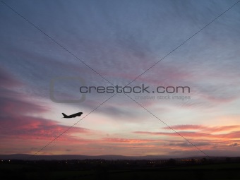 Sunrise Airplane