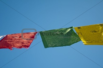 prayer flags of Tibet