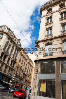 Urban scene from Lyon, France