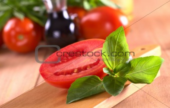 Fresh Basil with Tomato 