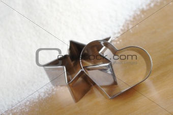 Heart and Star Shaped Cookie Cutters