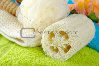 Towels with Bath Spa Kit