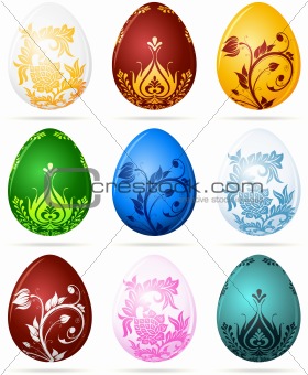 Easter eggs set