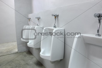 urinals at office