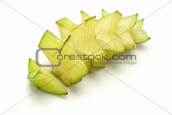 Sliced starfruit