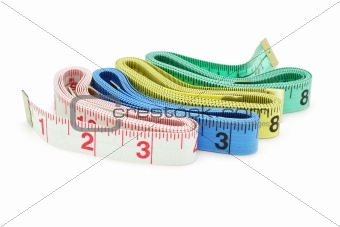 Colorful measuring tapes