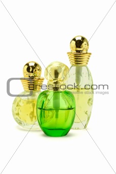 Three bottles of perfume