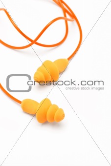 Orange ear plugs 