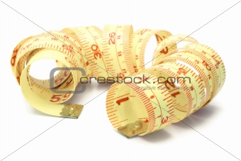 Coil of measuring tape