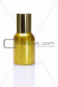 Metal container for perfume 