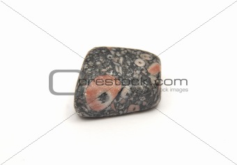 Detailed and colorful image of leopard jasper mineral