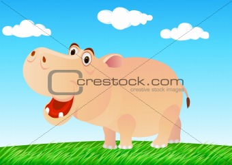 hippo cartoon