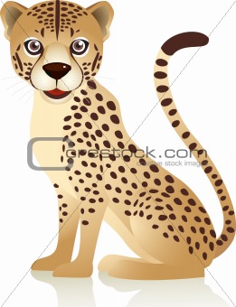 Cheetah cartoon