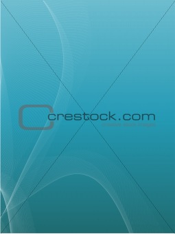 Abstract Blue Curve Background