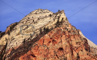The Sentinel Tower of Virgins Zion Canyon National Park Utah