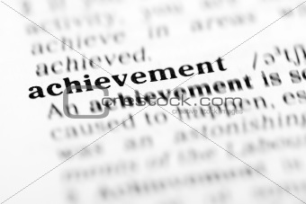 achievement (the dictionary project)