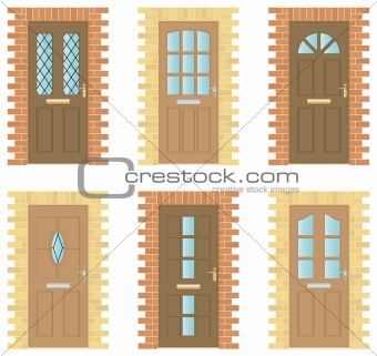 Wooden Doors Set