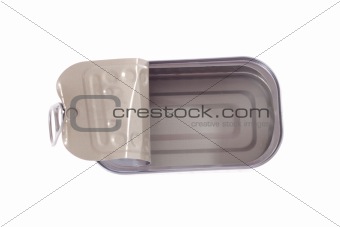 empty tin canned fish