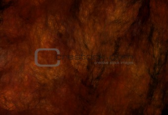 Grunge Marbled Fractal Pattern in Rust and Black