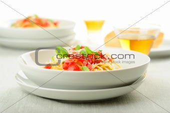 Fresh Pasta with Tomatoes