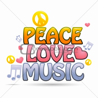 peace love music