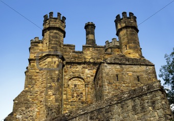 castle wall and battlements