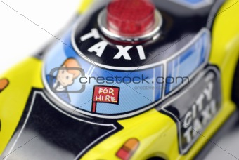 tin toy taxi