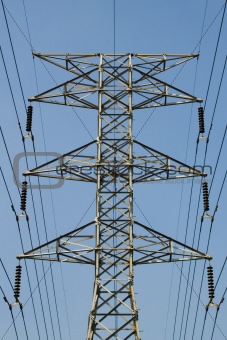 electrical power lines symmetrical