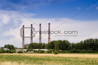 Factory in the rural