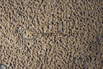 Wet sand after rain