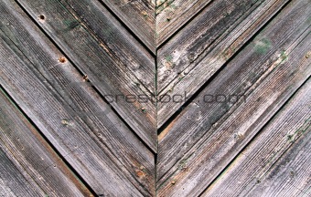 aging wall of the wooden building