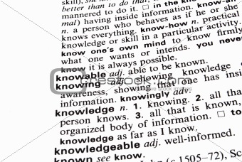 Definition of Knowledge